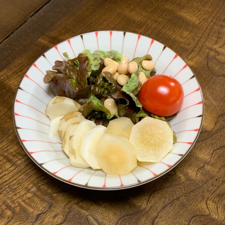 菊芋とヤーコンのサラダ